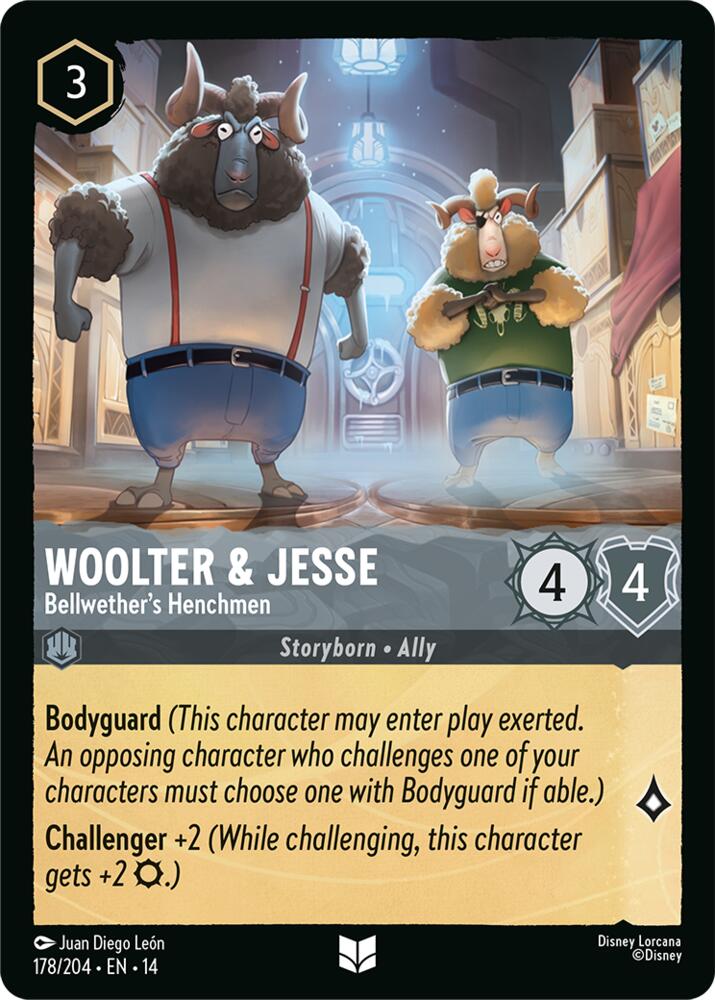 Woolter and Jesse, Bellwethers Henchmen 178/204 (Hyperia City) 