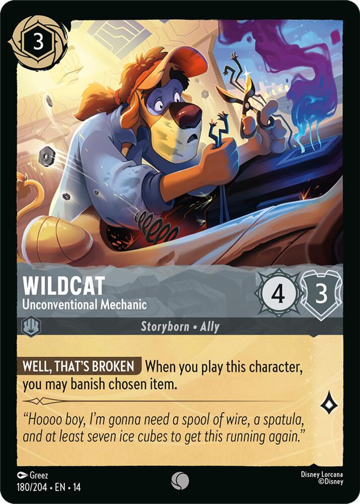 Wildcat, Unconventional Mechanic 180/204 (Hyperia City) 