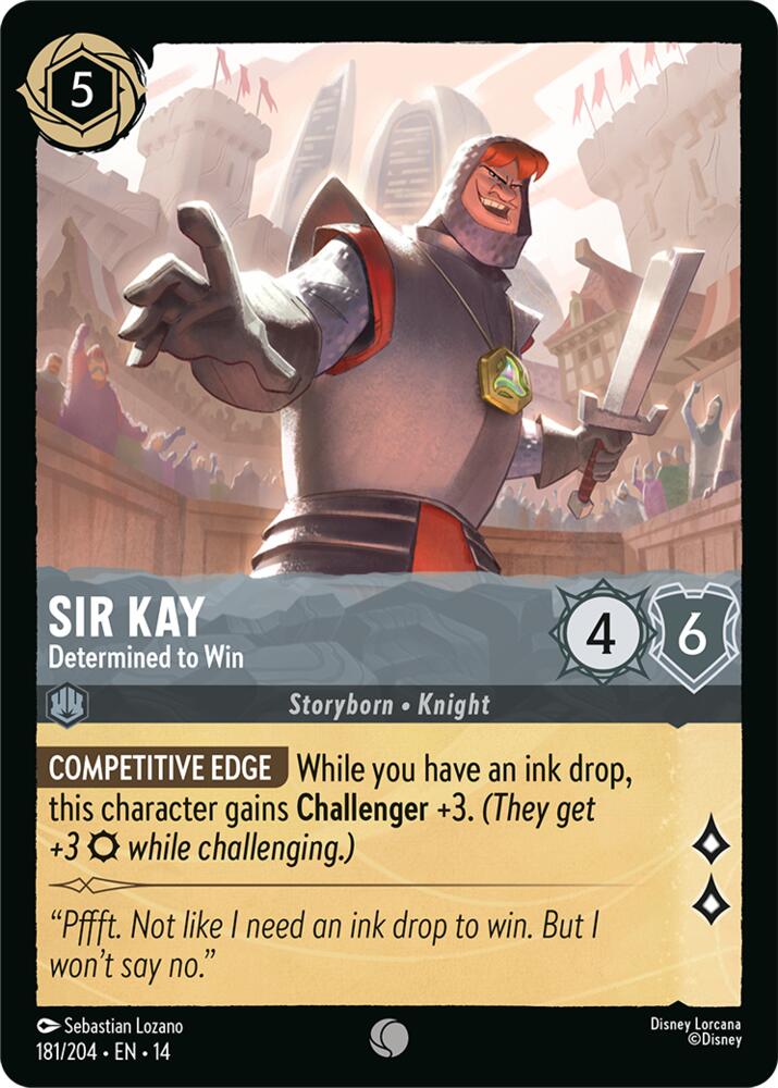 Sir Kay, Determined to Win 181/204 (Hyperia City) 