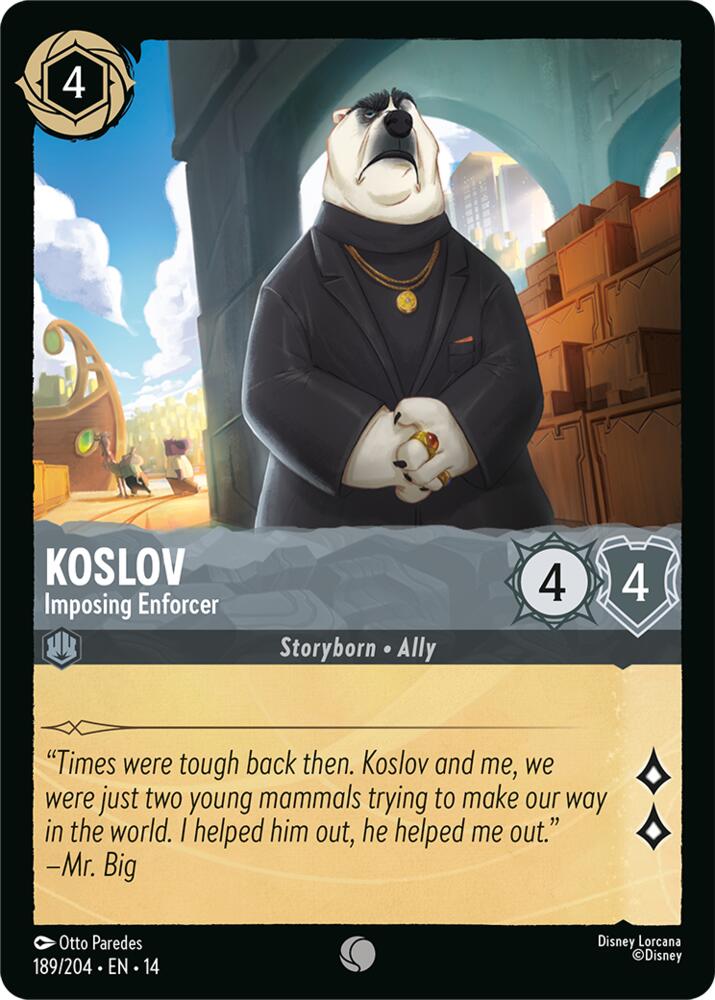 Koslov, Imposing Enforcer 189/204 (Hyperia City) 