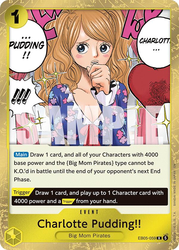 Charlotte Pudding!! EB05-059 (Extra Booster: One Piece Heroines Edition Vol. 2)  - Foil