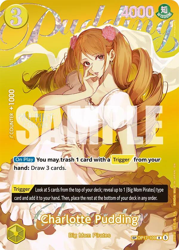 Charlotte Pudding OP17-109 (Extra Booster: One Piece Heroines Edition Vol. 2)  - Special Foil