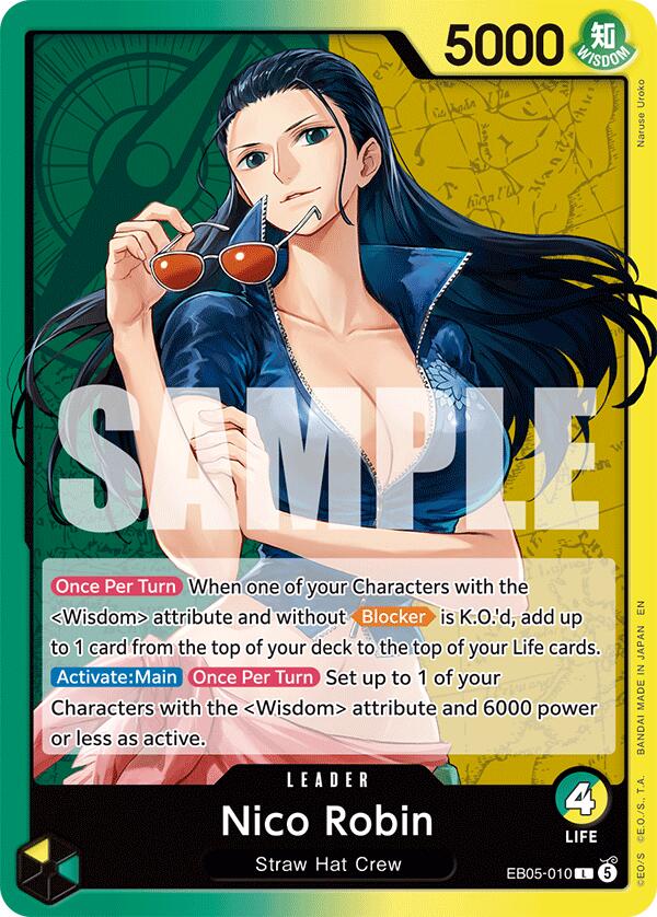 Nico Robin EB05-010 (Extra Booster: One Piece Heroines Edition Vol. 2) 