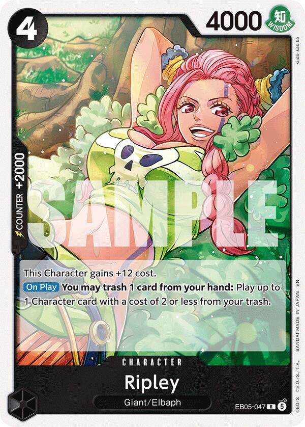 Ripley EB05-047 (Extra Booster: One Piece Heroines Edition Vol. 2)  - Foil