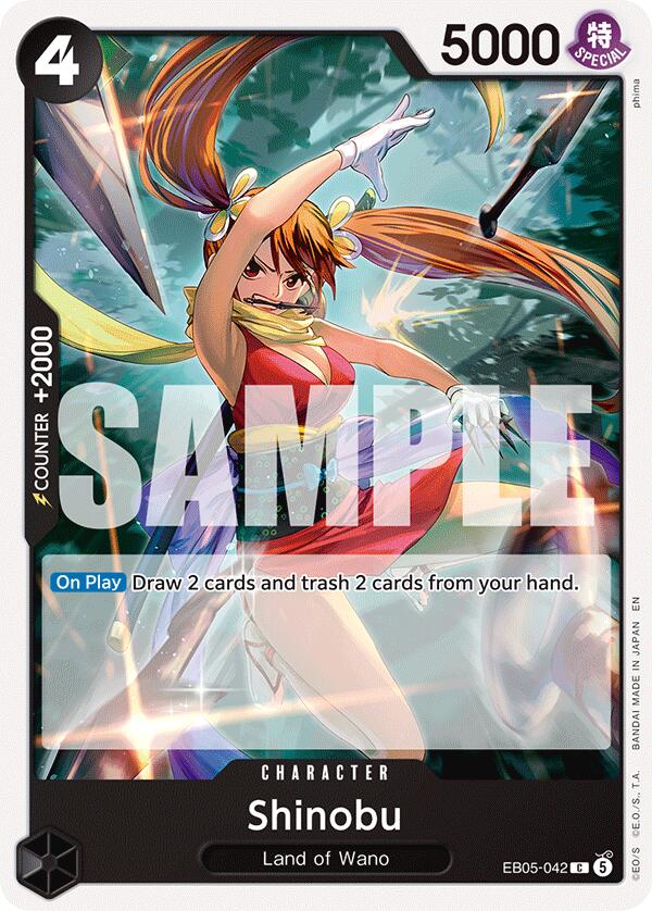 Shinobu EB05-042 (Extra Booster: One Piece Heroines Edition Vol. 2) 