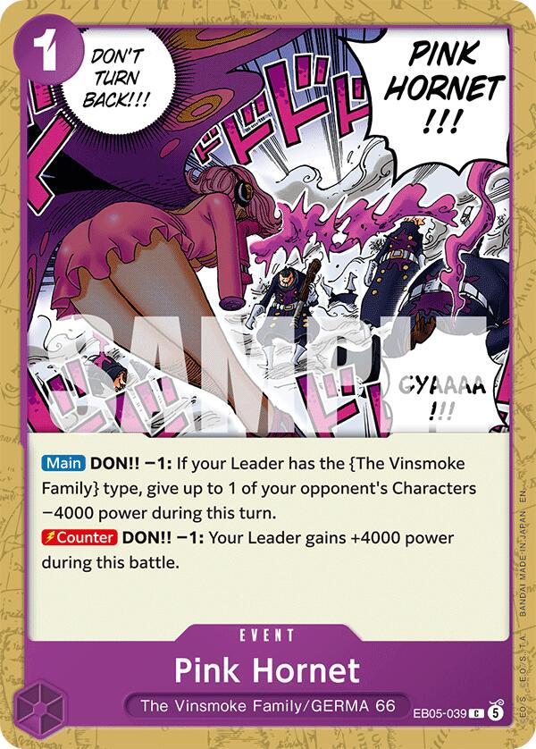 Pink Hornet EB05-039 (Extra Booster: One Piece Heroines Edition Vol. 2) 