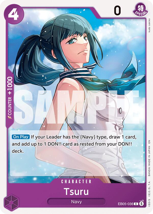 Tsuru EB05-036 (Extra Booster: One Piece Heroines Edition Vol. 2) 