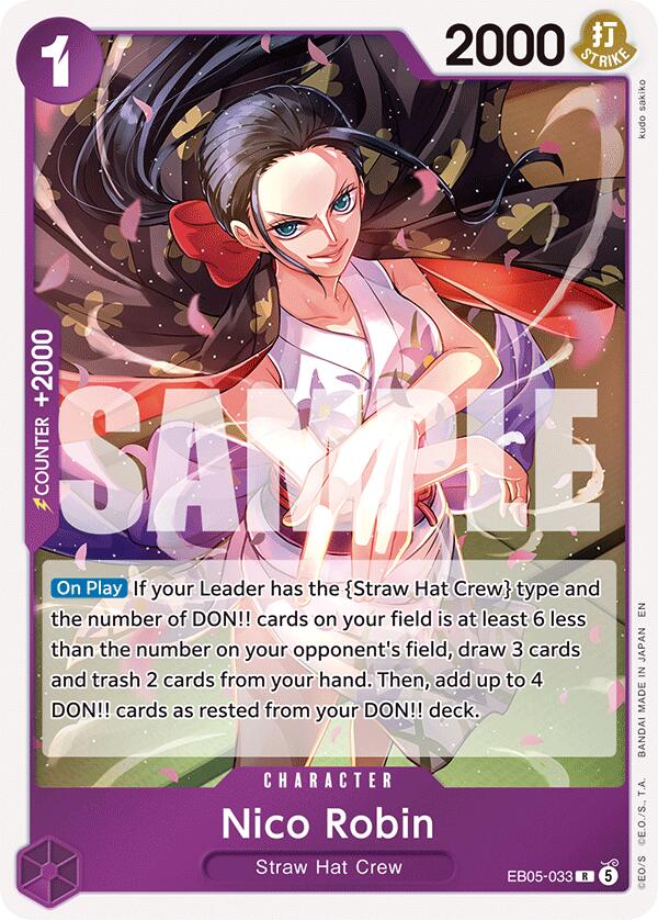 Nico Robin EB05-033 (Extra Booster: One Piece Heroines Edition Vol. 2)  - Foil