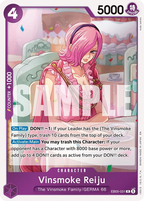 Vinsmoke Reiju EB05-031 (Extra Booster: One Piece Heroines Edition Vol. 2)  - Foil