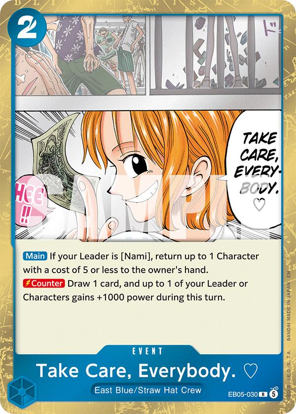 Take Care, Everybody. EB05-030 (Extra Booster: One Piece Heroines Edition Vol. 2)  - Foil