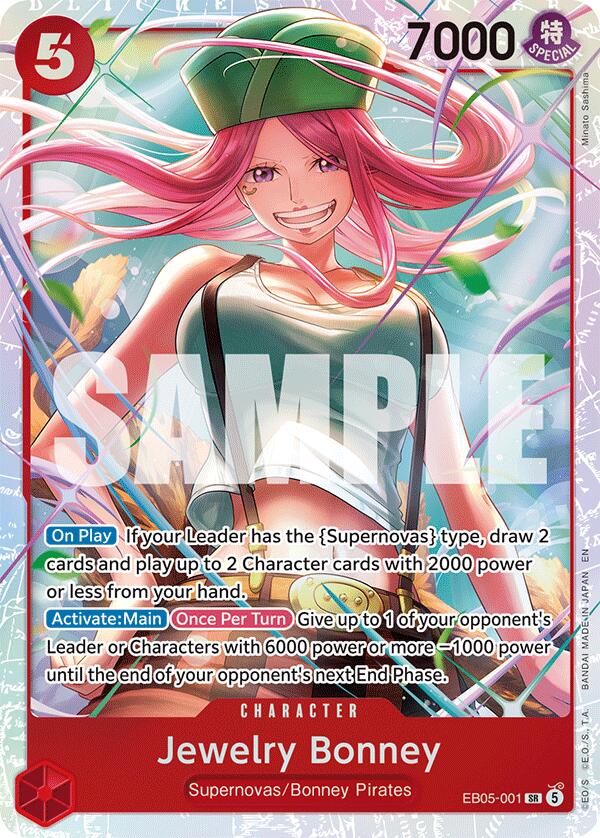 Jewelry Bonney EB05-001 (Extra Booster: One Piece Heroines Edition Vol. 2)  - Foil