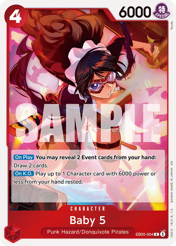 Baby 5 EB05-004 (Extra Booster: One Piece Heroines Edition Vol. 2)  - Foil