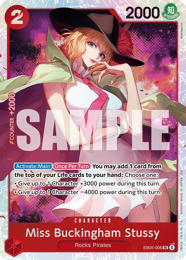 Miss Buckingham Stussy EB05-006 (Extra Booster: One Piece Heroines Edition Vol. 2)  - Foil
