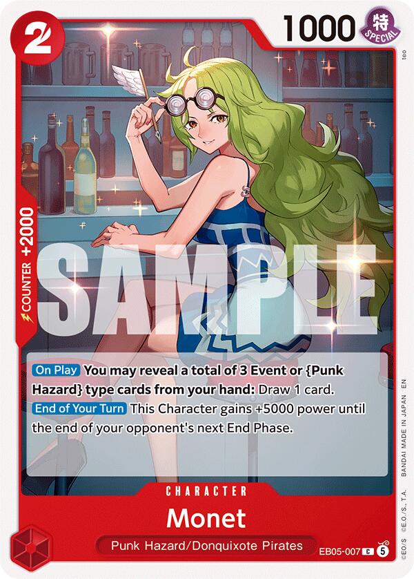Monet EB05-007 (Extra Booster: One Piece Heroines Edition Vol. 2) 