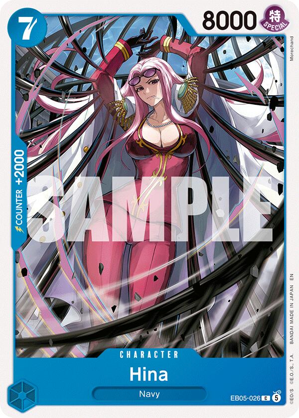 Hina EB05-026 (Extra Booster: One Piece Heroines Edition Vol. 2) 