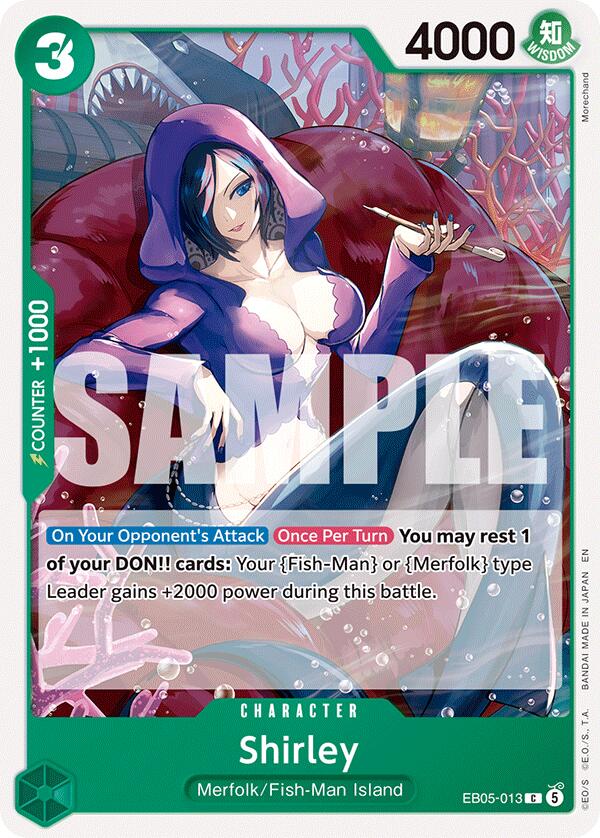 Shirley EB05-013 (Extra Booster: One Piece Heroines Edition Vol. 2) 