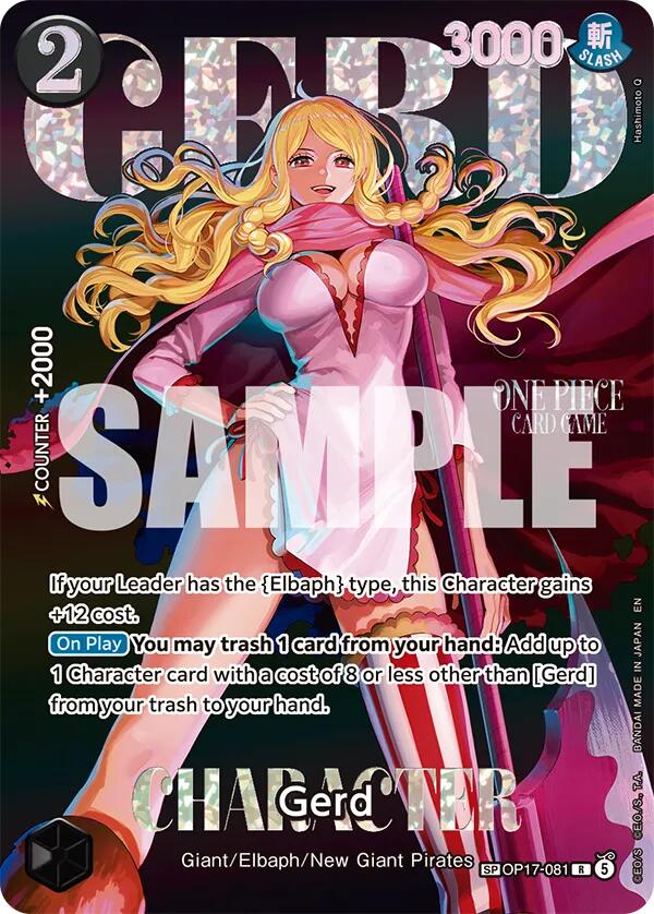 Gerd OP17-081 (Extra Booster: One Piece Heroines Edition Vol. 2)  - Special Foil