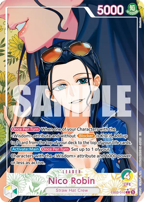 Nico Robin EB05-010 (Extra Booster: One Piece Heroines Edition Vol. 2)  - Alternate Art Foil