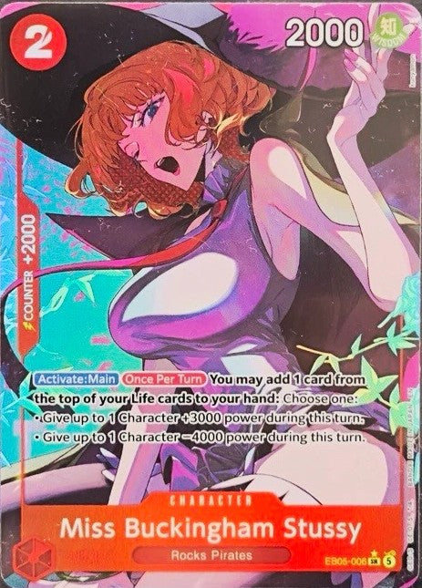 Miss Buckingham Stussy EB05-006 (Extra Booster: One Piece Heroines Edition Vol. 2)  - Alternate Art Foil