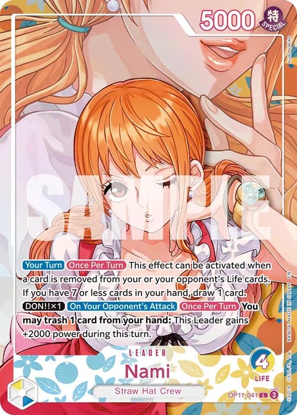 Nami OP11-041 (Extra Booster: One Piece Heroines Edition Vol. 2)  - Alternate Art Foil