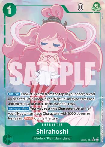 Shirahoshi EB05-014 (Extra Booster: One Piece Heroines Edition Vol. 2)  - Alternate Art Foil