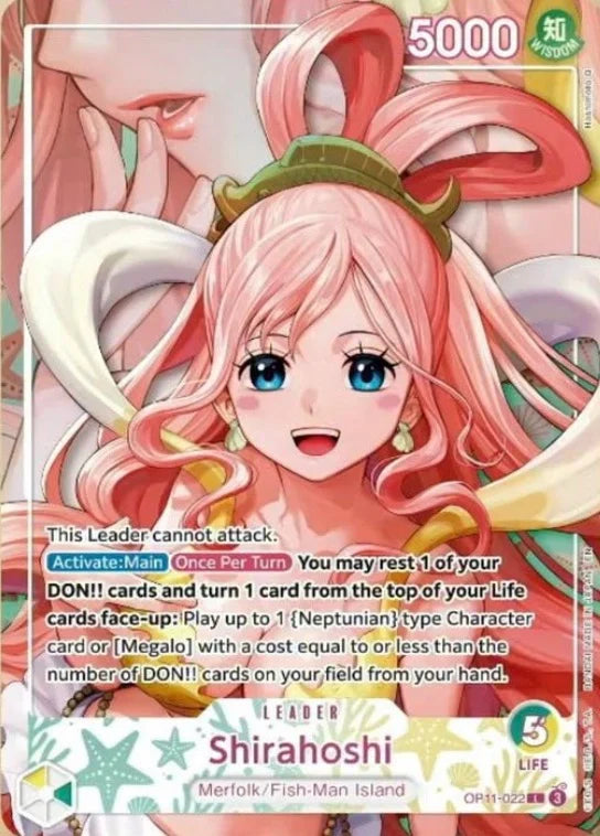 Shirahoshi OP11-022 (Extra Booster: One Piece Heroines Edition Vol. 2)  - Alternate Art Foil