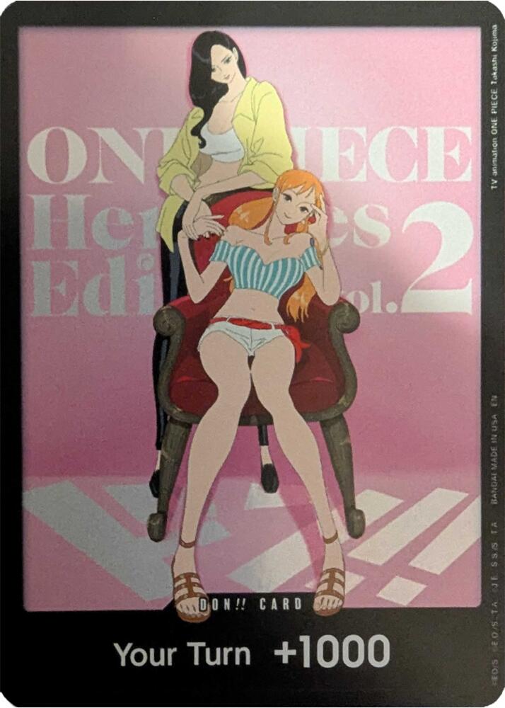 DON!! Card  (Extra Booster: One Piece Heroines Edition Vol. 2)  - Foil