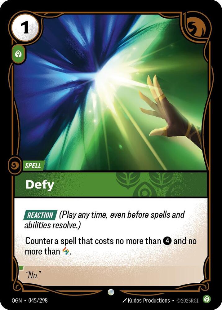 Defy 045/298 (Origins) 