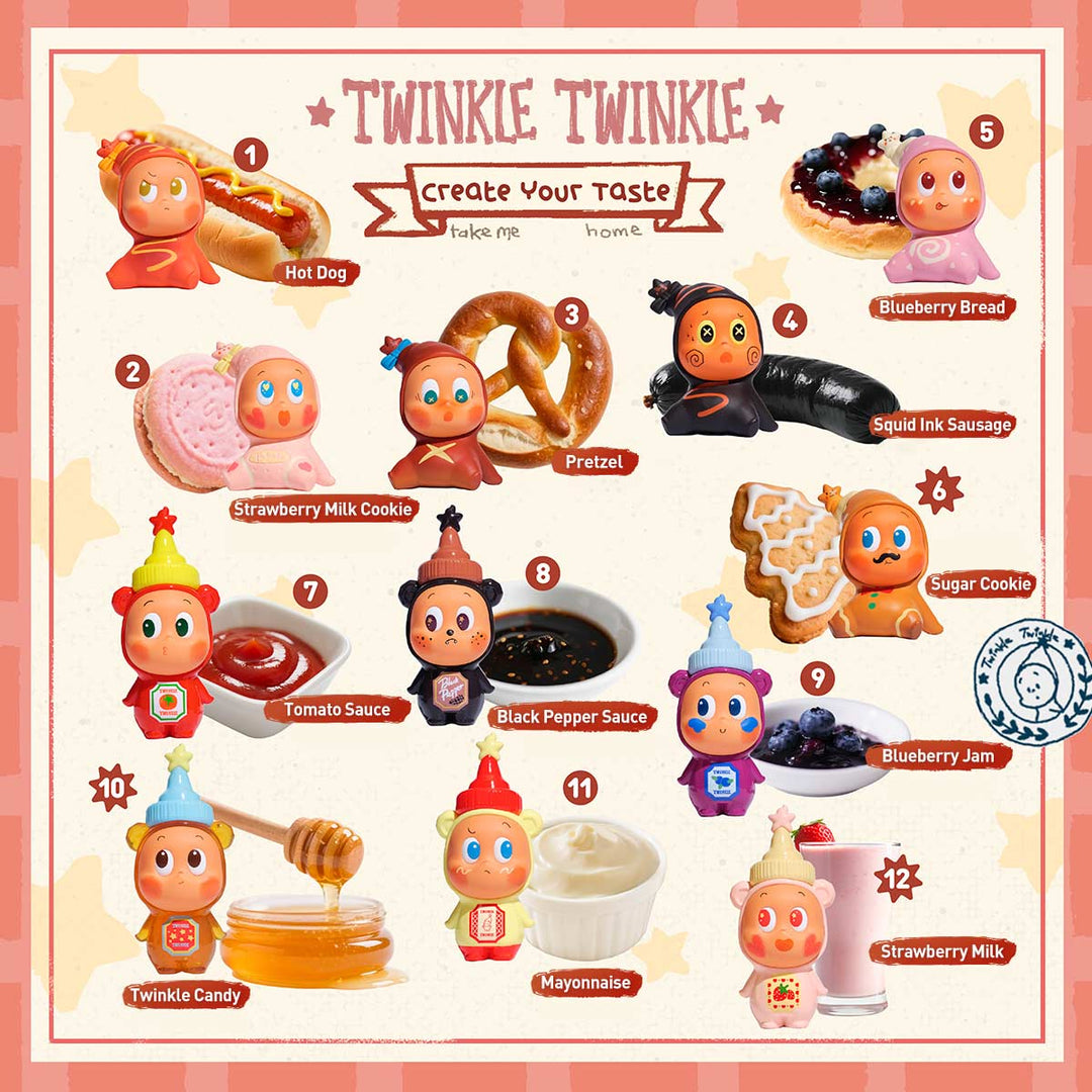 Twinkle Twinkle Create Your Taste Series Figures - A