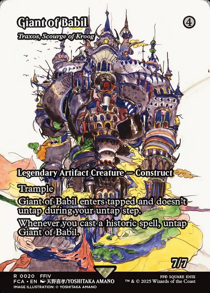 Giant of Babil - Traxos, Scourge of Kroog 20 (FINAL FANTASY: Through the Ages)  - Showcase