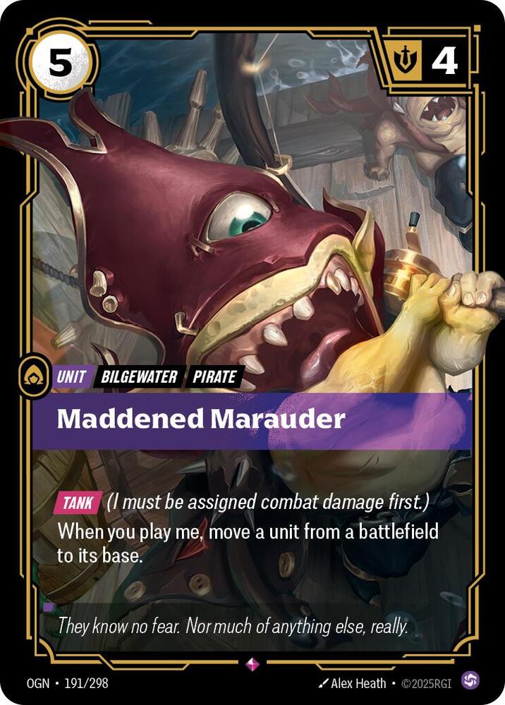 Maddened Marauder 191/298 (Origins)  - Foil