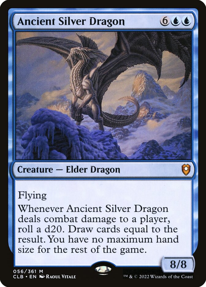 Ancient Silver Dragon 56 (Commander Legends: Battle for Baldur's Gate) 
