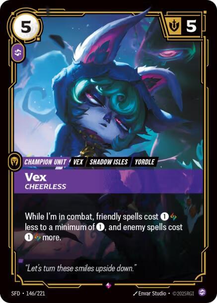 Vex - Cheerless 146/221 (Spiritforged)  - Foil