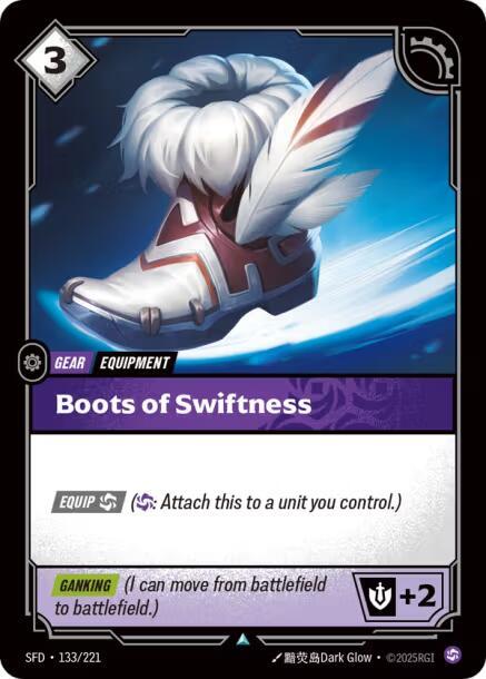 Boots of Swiftness 133/221 (Spiritforged)  - Foil