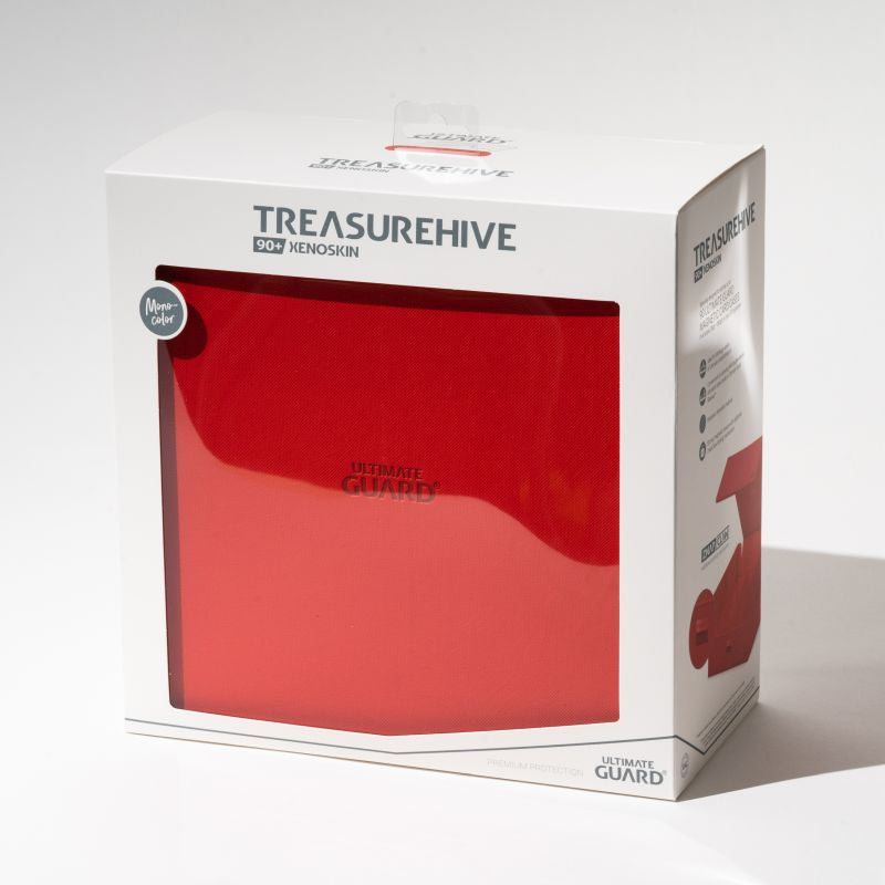 Ultimate Guard: Deck Box – XenoSkin Treasurehive 90+ – Red