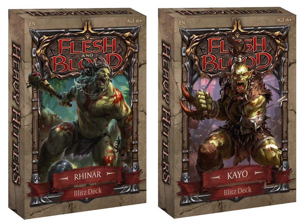 Flesh and Blood Heavy Hitters Blitz Deck