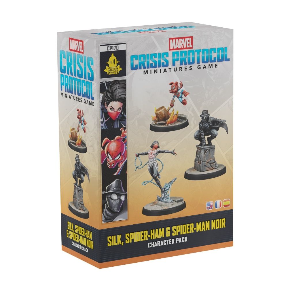 Marvel: Crisis Protocol – Silk, Spider-Ham & Spider-Man Noir [Pre-order]
