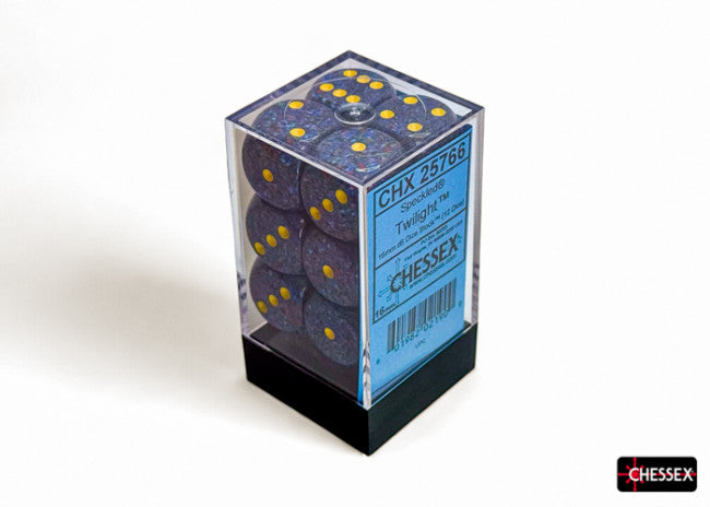 CHX 25766 Speckled 16mm D6 Twilight Dice Block (12 dice)