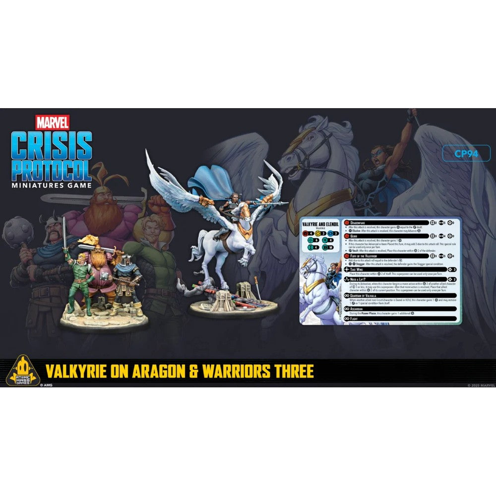 Marvel: Crisis Protocol – Valkyrie on Elendil & Warriors Three [Pre-order]