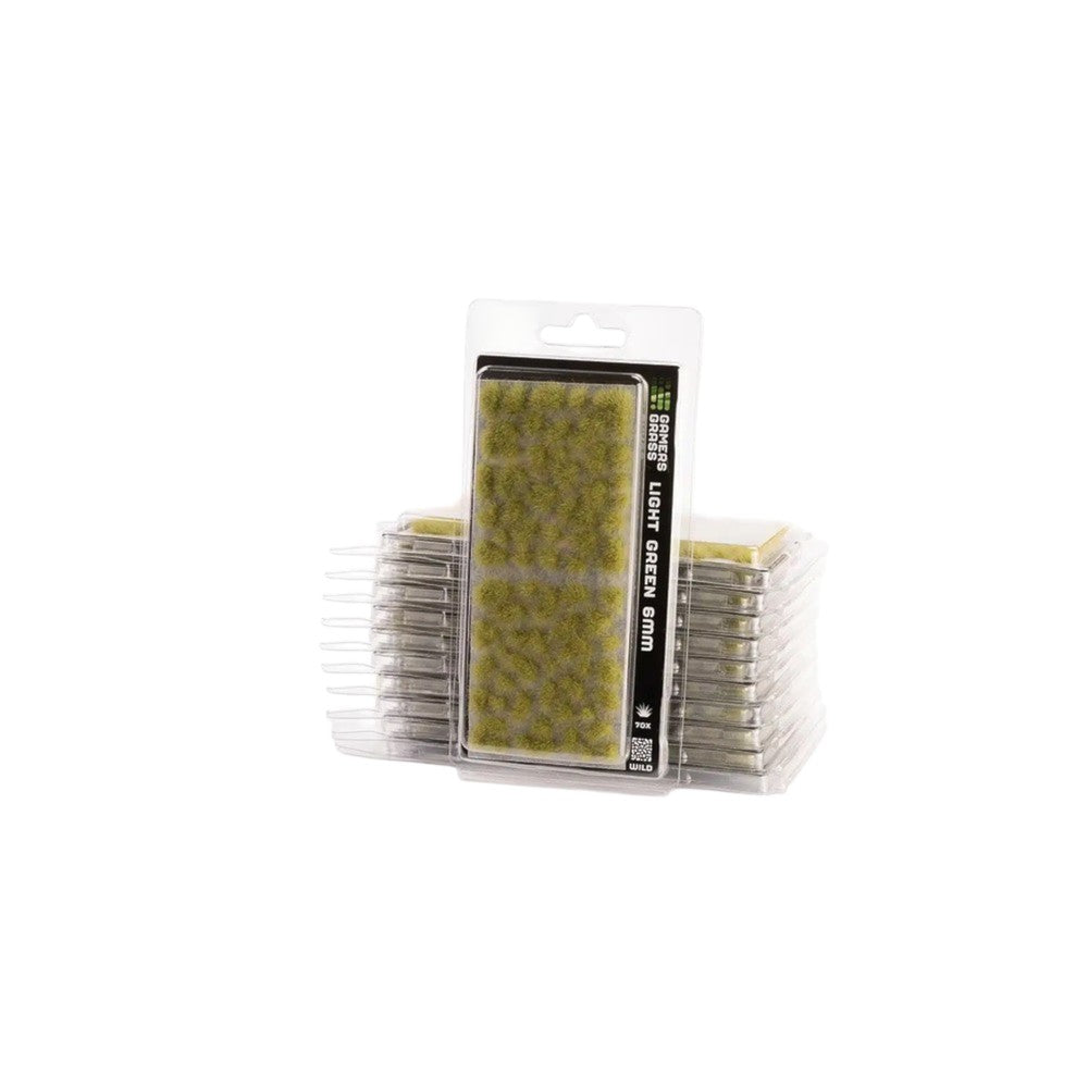 Gamers Grass - Grass Tufts - 6mm - Light Green - Wild