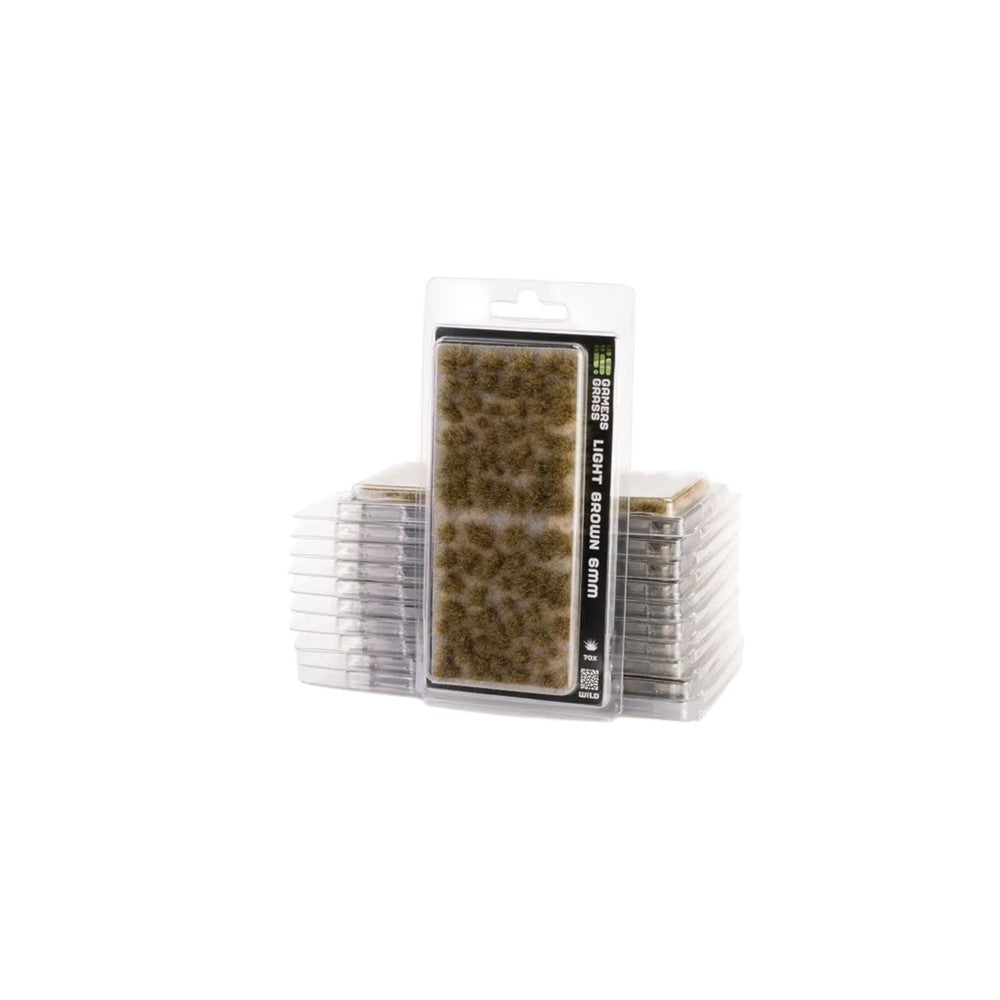 Gamers Grass - Grass Tufts - 6mm - Light Brown - Wild