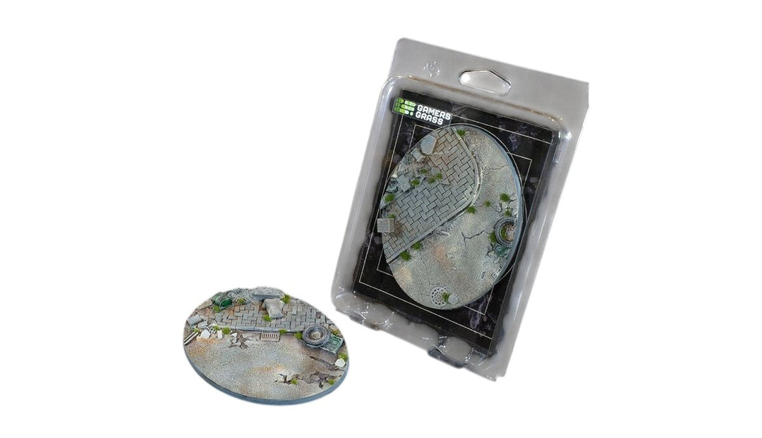 Gamers Grass - Battle Ready Bases - Urban Warfare - Oval 170mm (x1)
