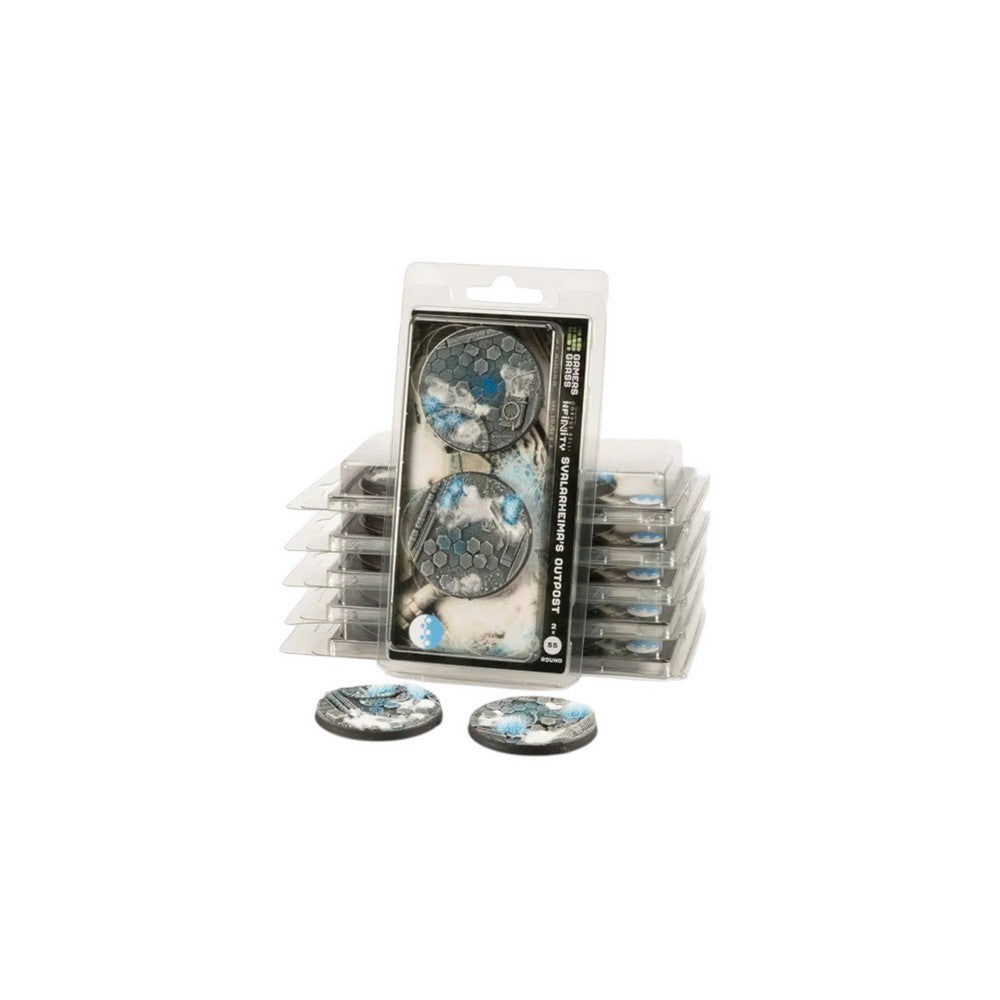 Gamers Grass - Battle Ready Bases - Svalarheima’s Outpost - Round 55mm (2x)