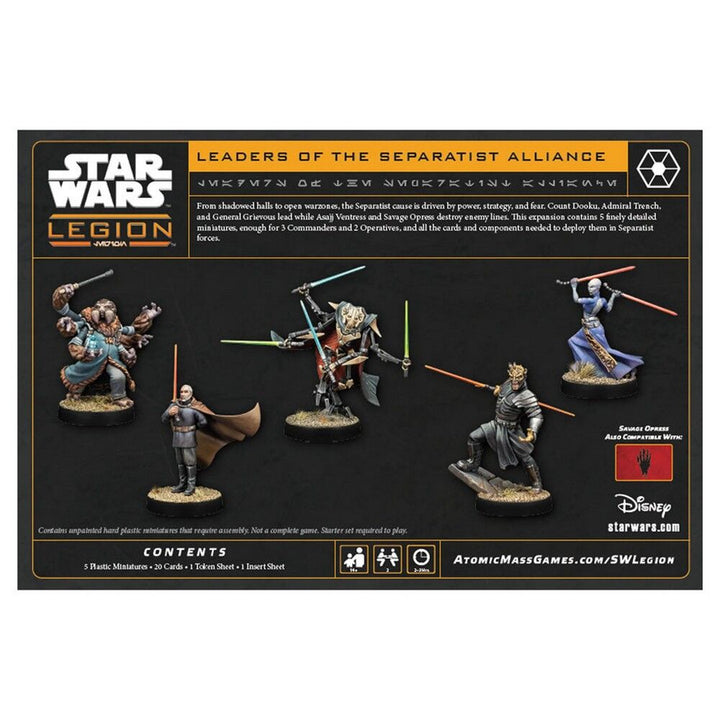 Star Wars: Legion – Leaders of the Separatist Alliance [Pre-order]