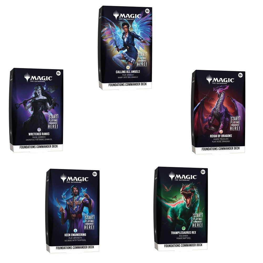 Magic Foundations - Starter Commander Deck Display [Pre-order]