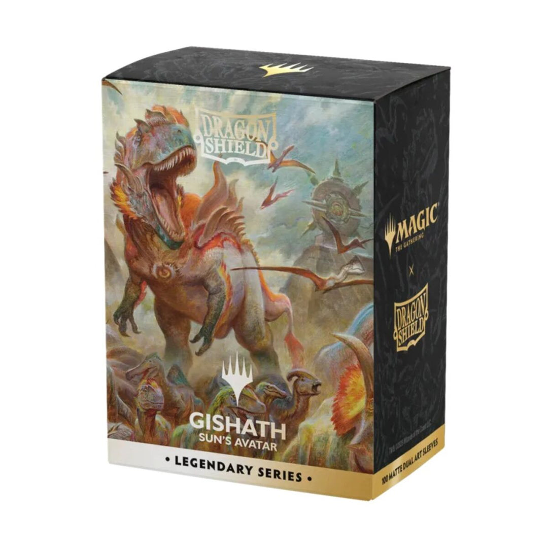 Dragon Shield: Sleeves – Matte Dual Art – MTG Legendary Series: Gishath, Sun's Avatar  [Pre-order]