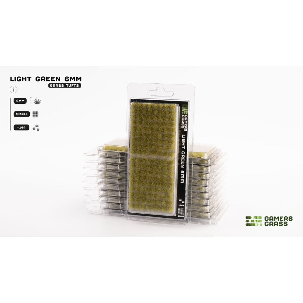 Gamers Grass - Grass Tufts - Light Green 6mm - Small