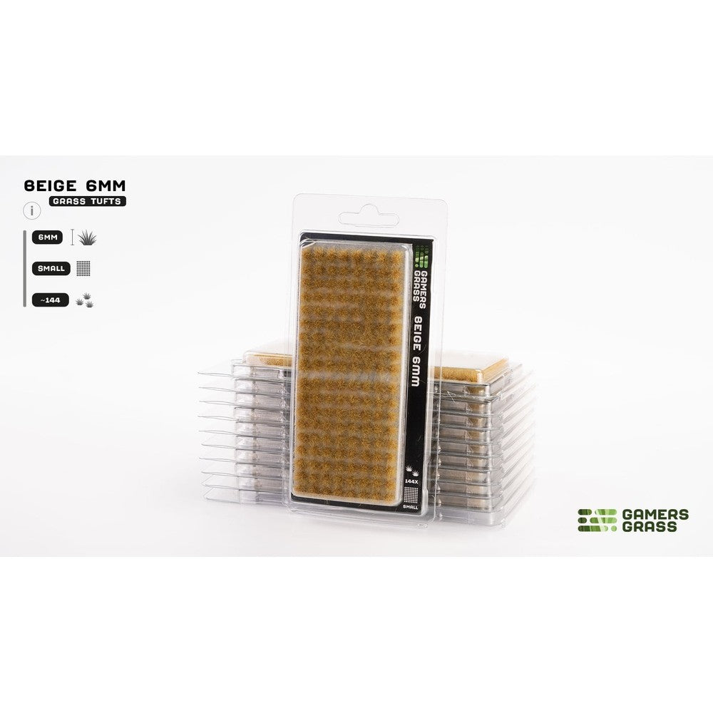 Gamers Grass - Grass Tufts - Beige 6mm - Small