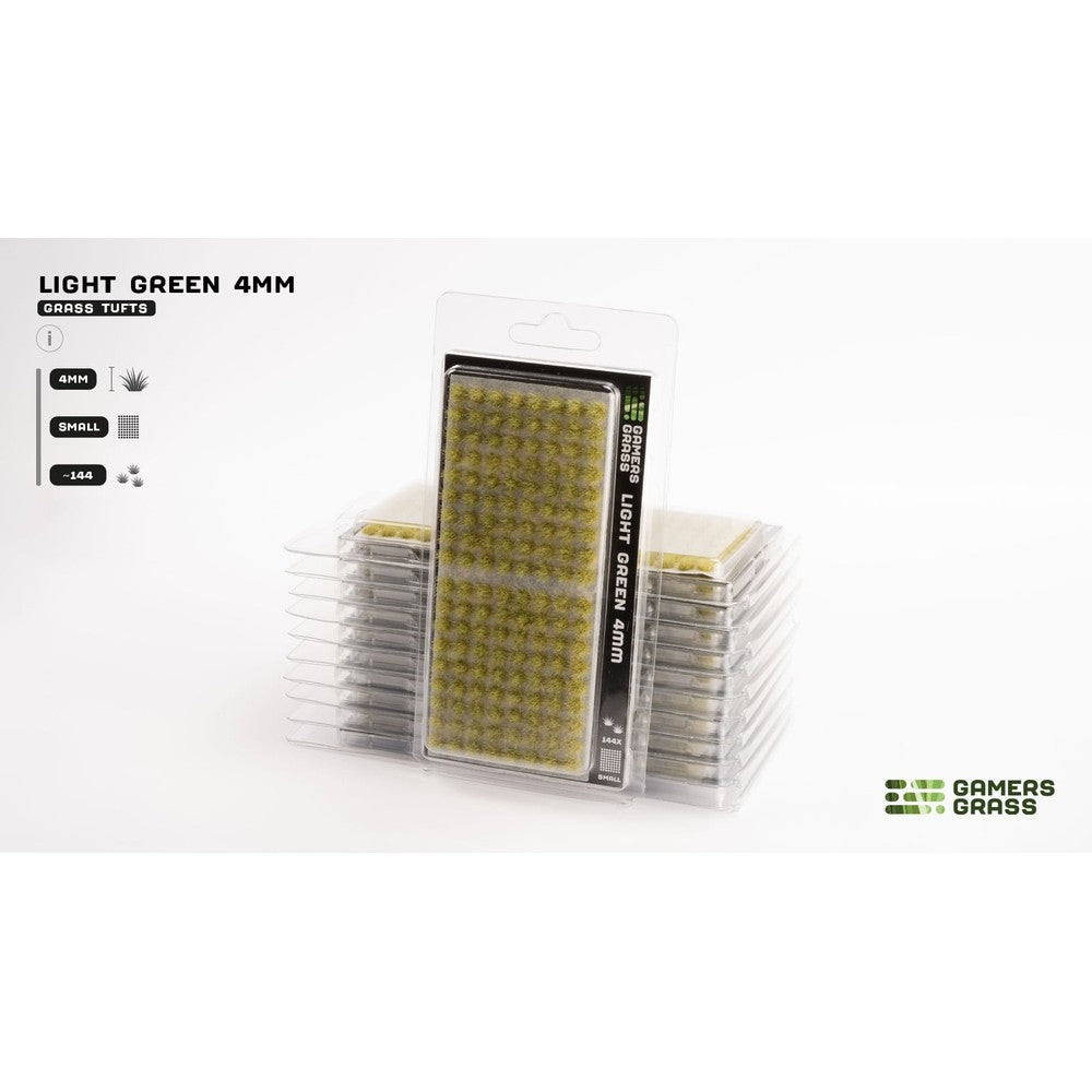 Gamers Grass - Grass Tufts - Light Green 4mm - Small