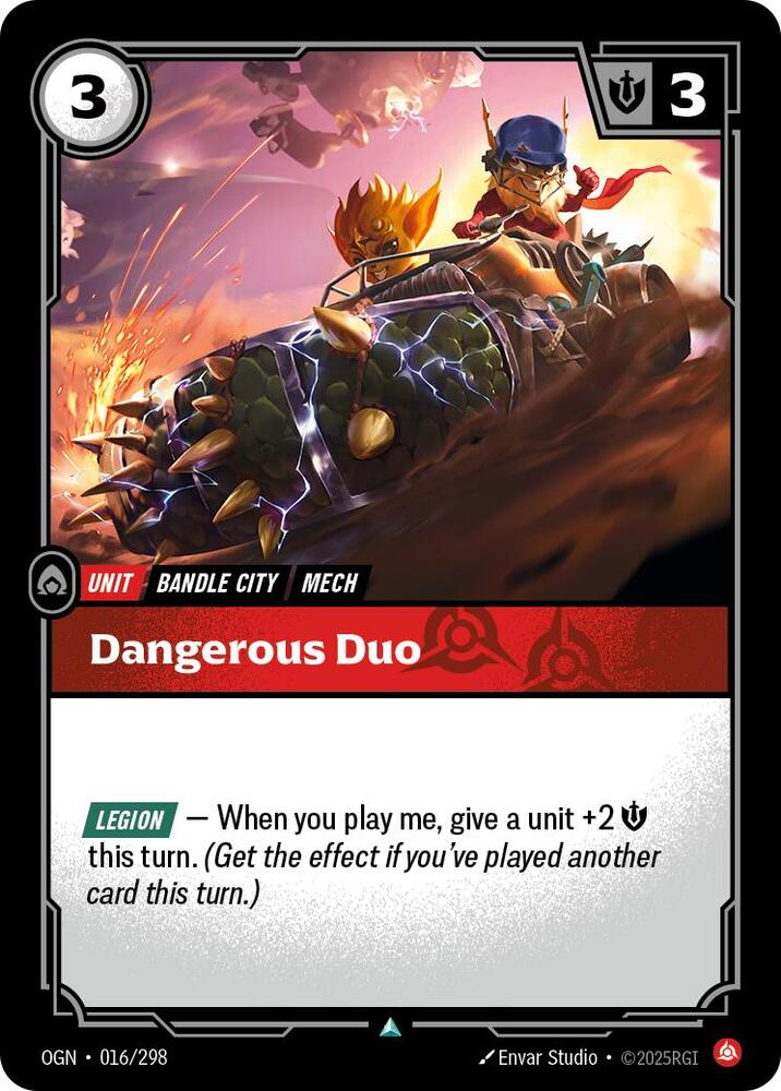 Dangerous Duo 016/298 (Origins)  - Foil